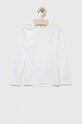 Дитячий лонгслів adidas Performance TF LS TEE Y з еластаном білий IA1214