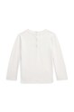 Polo Ralph Lauren longsleeve bawełniany niemowlęcy 310916764001 biały AW23
