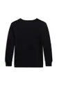 Παιδική βαμβακερή μπλούζα Polo Ralph Lauren μαύρο