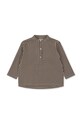 Konges Sløjd koszula bawełniana dziecięca KS6450 brązowy AW23