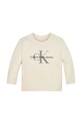 Μακρυμάνικο μωρού Calvin Klein Jeans με μοτίβο μπεζ IN0IN00005.9BYX