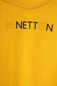 Chłopiec United Colors of Benetton longsleeve bawełniany dziecięcy 3I1XG10A8.P.SEASONAL żółty