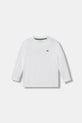Lacoste longsleeve bawełniany dziecięcy bawełna biały TJ1123