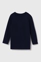 Lacoste longsleeve bawełniany dziecięcy TJ1123 granatowy AW24