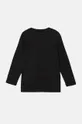 Lacoste longsleeve din bumbac pentru copii TJ1123 negru AW24