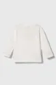Βαμβακερή μπλούζα με μακριά μανίκια United Colors of Benetton x Pokemon λευκό