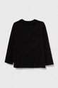United Colors of Benetton longsleeve bawełniany dziecięcy 3YN4G10BW.P.SEASONAL czarny AW23