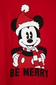 Chłopiec United Colors of Benetton longsleeve bawełniany dziecięcy x Disney 3VR5C10GU.G.SEASONAL czerwony
