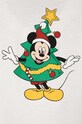 Chłopiec United Colors of Benetton longsleeve bawełniany dziecięcy x Disney 3VR5G10CR.P.SEASONAL biały