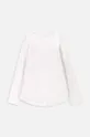 Detská bavlnená košeľa s dlhým rukávom Coccodrillo biela
