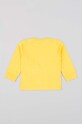 zippy longsleeve bawełniany niemowlęcy 3105545001 żółty AW23