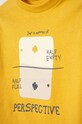 Chłopiec zippy longsleeve bawełniany niemowlęcy 3105568501 żółty
