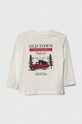 zippy longsleeve bawełniany dziecięcy nadruk biały 3105626003
