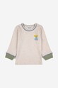 Bobo Choses longsleeve niemowlęcy 223AB011 beżowy AW23