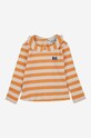 Bobo Choses longsleeve niemowlęcy 223AB014 żółty AW23