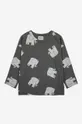 Bobo Choses longsleeve bawełniany dziecięcy szary