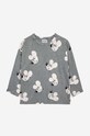 Bobo Choses longsleeve bawełniany dziecięcy 223AC016 szary AW23