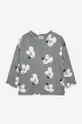 Bobo Choses longsleeve bawełniany dziecięcy szary