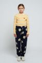 Bobo Choses longsleeve dziecięcy żółty 223AC024