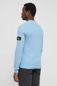 Oblečení Bavlněná mikina Calvin Klein Jeans J30J323485 modrá