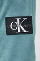 Calvin Klein Jeans bluza bawełniana J30J323485 turkusowy