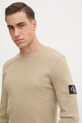 Бавовняна кофта Calvin Klein Jeans зелений J30J323485