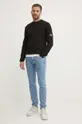 Bavlnená mikina Calvin Klein Jeans čierna