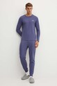 BOSS longsleeve lounge 50479387 albastru AW24