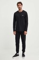 BOSS longsleeve lounge 50479387 negru AW24