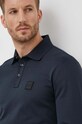 BOSS longsleeve bawełniany granatowy 50485162