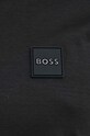 Bavlněné tričko s dlouhým rukávem BOSS 50485162 černá