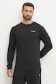 Columbia longsleeve bawełniany 2054553 czarny AW25