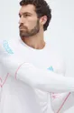 biela Bežecké tričko s dlhým rukávom adidas Performance Adizero