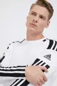 белый Лонгслив для тренировок adidas Performance Squadra 21