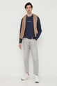 North Sails longsleeve bawełniany 692906 granatowy AW23