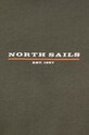 Βαμβακερή μπλούζα με μακριά μανίκια North Sails 692906 πράσινο