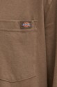 Pamučna majica dugih rukava Dickies DK0A4YGHBLK1 smeđa