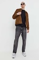 Хлопковый лонгслив Dickies DK0A4YGHBLK1 чёрный AW24