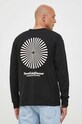 Marc O'Polo longsleeve bawełniany DENIM 366220452036 czarny AW23