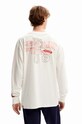 Desigual longsleeve bawełniany 23WMTK43 beżowy AW23