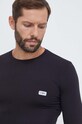 Μακρυμάνικο lounge Emporio Armani Underwear μαύρο 111023.3F512