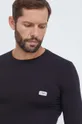 črna Majica z dolgimi rokavi lounge Emporio Armani Underwear