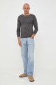 Πουλόβερ American Vintage MMARC85H23 γκρί AW23