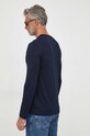 Oblečení Bavlněné tričko s dlouhým rukávem United Colors of Benetton 3U53J1F05.016 námořnická modř