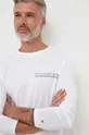 λευκό Βαμβακερή μπλούζα με μακριά μανίκια Tommy Hilfiger