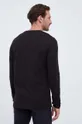 Bombažna majica z dolgimi rokavi Tommy Hilfiger črna