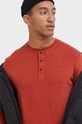 Superdry longsleeve bawełniany pomarańczowy M6010759A.1AS