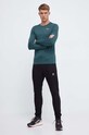 Αθλητικό μακρυμάνικο Jack Wolfskin Sky Thermal 1808682 πράσινο AW24