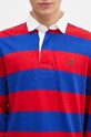 Polo Ralph Lauren a maniche lunghe da uomo in cotone rosso 710717116