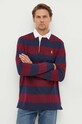 Polo Ralph Lauren longsleeve męski bawełniany 710717116 granatowy SS26